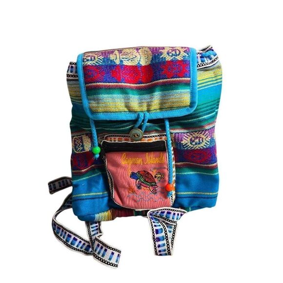 Cayman Islands Souvenir Backpack - Picture 1 of 6